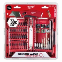 Milwaukee - Bit Set Shockwave 40 Teilig Mit Fastback Messer (4932459763) -Werkzeugverkaufsgeschäft milwaukee bit set shockwave 40 teilig mit fastback messer 4932459763