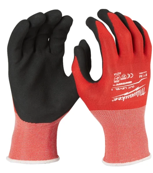 Milwaukee - Schnittschutzhandschuhe Klasse 1 Versch. Größen 11 Milwaukee - Schnittschutzhandschuhe Klasse 1 Versch. Größen – Bild 11