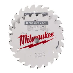 Milwaukee - Kreissägeblatt Holz Für Akku-Handkreissägen 165/15,87mm Z24 Wechselzahn Doppelpack (4932479836)