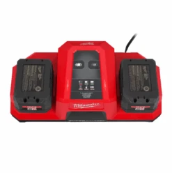 Milwaukee - M18 Supercharger Doppel - Ladegerät (M18 DBSC) (4932492531) -Werkzeugverkaufsgeschäft milwaukee m18 supercharger doppel ladegeraet m18 dbsc 493249253112