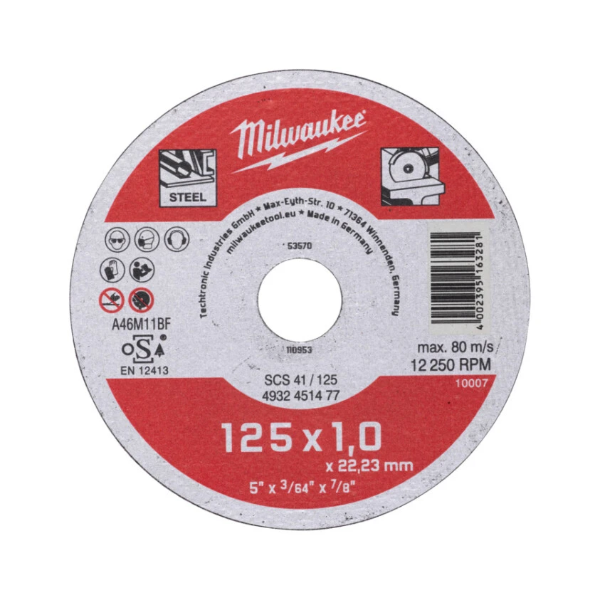 Milwaukee - Fächerschleifscheibe 125mm SL50 Zirkonkorund K120 (4932472227) 4 Milwaukee - Fächerschleifscheibe 125mm SL50 Zirkonkorund K120 (4932472227) – Bild 4