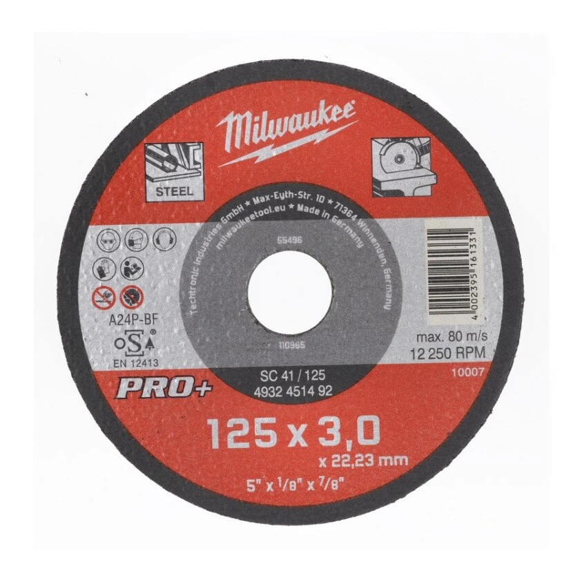 Milwaukee - Fächerschleifscheibe 125mm SL50 Zirkonkorund K120 (4932472227) 2 Milwaukee - Fächerschleifscheibe 125mm SL50 Zirkonkorund K120 (4932472227) – Bild 2