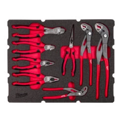 Milwaukee - Einlage Schlagnüsse Shockwave 3/8" Lang 23-tlg. (4932493390) -Werkzeugverkaufsgeschäft milwaukee packout einlage zangen 8 tlg 4932493643 1