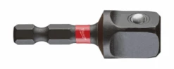 Milwaukee - Nageleisen -Werkzeugverkaufsgeschäft milwaukee steckschluesseleinsatz shockwave 50mm 1 4 sechskant auf 1 2 vierkant 4932478803