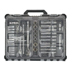 Milwaukee - Steckschlüsselsatz 1/4" & 1/2" 63tlg. In Packout-Organiser (4932493661) -Werkzeugverkaufsgeschäft milwaukee steckschluesselsatz 1 4 1 2 63tlg in packout organiser 4932493661