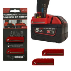 Milwaukee - Trucker Cap Schwarz (STCBL) (4932493107) -Werkzeugverkaufsgeschäft stealthmounts bithalter fuer milwaukee m18 geraete rot 2er set bh mw18 red 2 2